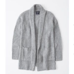 abercrombie GREYShawl Open-Front Cardigan